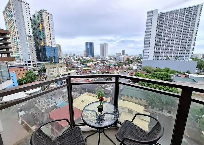 Roomy 1br Balcony-40sqm-4px-pet-parking-moa,picc,wtc,ccp Hébergement de vacances *