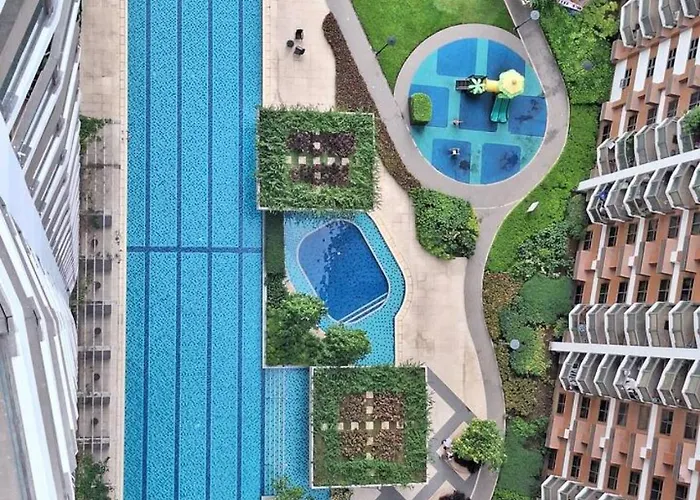 Hébergement de vacances Roomy 1br Balcony-40sqm-4px-pet-parking-moa,picc,wtc,ccp Manille