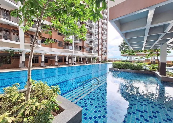 Roomy 1br Balcony-40sqm-4px-pet-parking-moa,picc,wtc,ccp Hébergement de vacances